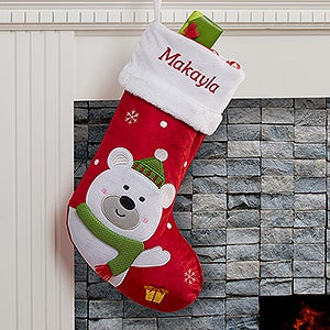 Personalized Christmas Stockings - Polar Bear - 16275-PB