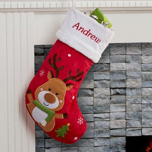 Personalized Christmas Stockings - Reindeer - 16275-R