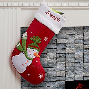 Personalized Christmas Stockings - Snowman - 16275-SM