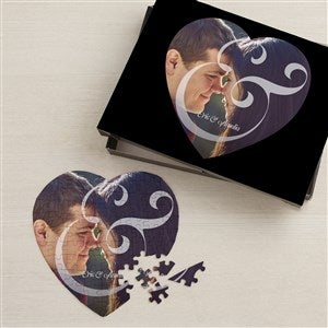 You & I  Personalized Photo Mini Heart Puzzle - 16314