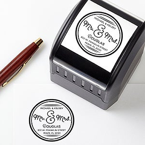 Circle Of Love Personalized Self-Inking Address Stamp - 16375
