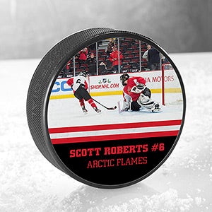 My Photo Personalized Official Hockey Puck - 16484