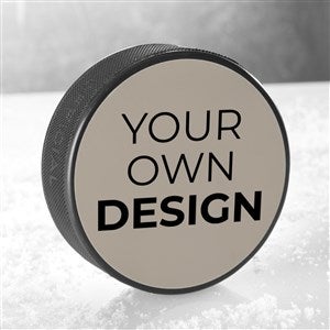 Design Your Own Personalized Hockey Puck- Tan - 16527-T