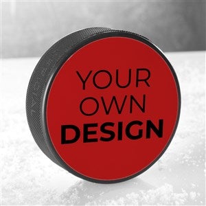 Design Your Own Personalized Hockey Puck- Red - 16527-R