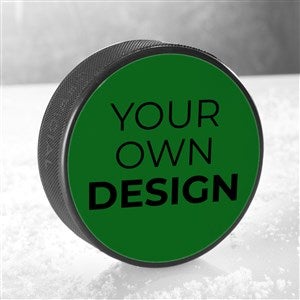 Design Your Own Personalized Hockey Puck- Green - 16527-GR