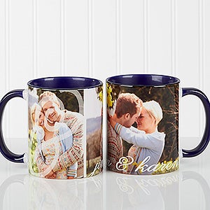 You  I Personalized Photo Coffee Mug 11oz.- Blue - 16547-BL