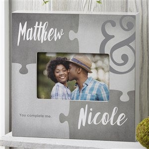 Missing Piece To My Heart Personalized 4x6 Box Frame - Horizontal - 16579-BH
