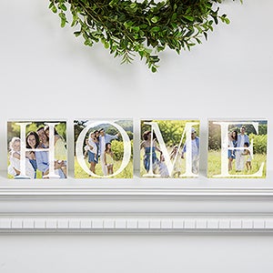 HOME Personalized Photo Shelf Blocks- Set of 4 - 16687