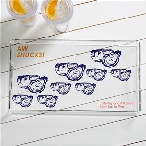 Corporate Personalized Acrylic Serving Tray - 16707