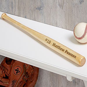Name and Number Personalized 18quot; Mini Baseball Bat - 16759