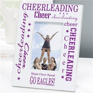 Cheerleading Personalized 4x6 Tabletop Frame - Vertical - 1679-TV