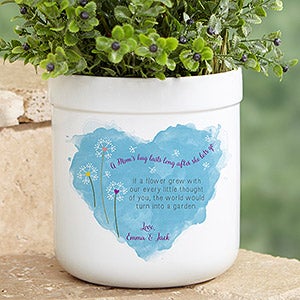 A Moms Hug Personalized Outdoor Flower Pot - 17066