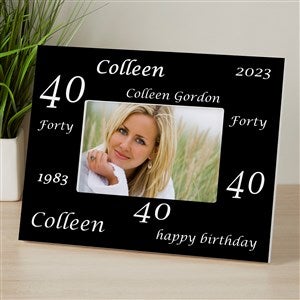 Birthday Cheers Personalized Picture Frame - 4x6 Tabletop - 1708