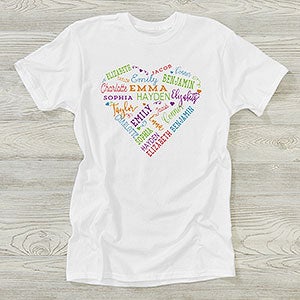 Personalized Apparel - Close To Her Heart - Hanes T-Shirt - 17080-T