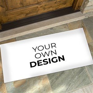 Design Your Own Personalized Oversized Doormat- White - 17100-W