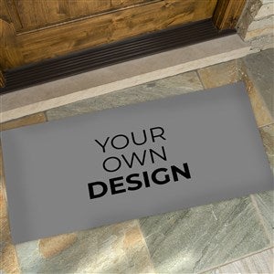 Design Your Own Grey Colored Oversized Doormat - 17100-Grey