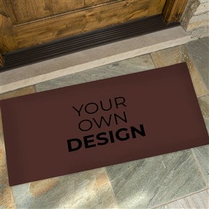 Design Your Own Brown Colored Oversized Doormat - 17100-Brown