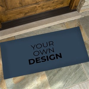 Design Your Own Personalized Oversized Doormat- Navy Blue - 17100-NB