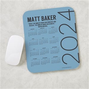 Calendar  Quote Personalized Mouse Pad - 17159