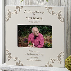 In Loving Memory Personalized Memorial Picture Frame - 4x6 Box - 17201-B