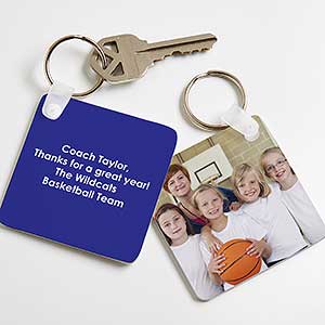 Picture Perfect Coach Personalized Keychain - 17240
