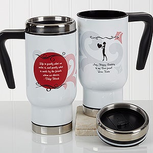 What Friends Are For Personalized 14 oz. Travel Mug - 17289