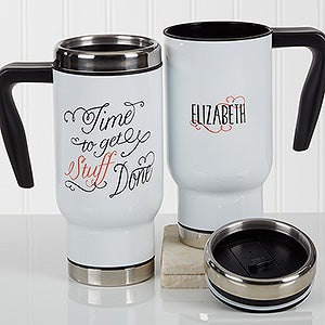 Daily Cup of Inspiration Personalized 14 oz. Travel Mug - 17291
