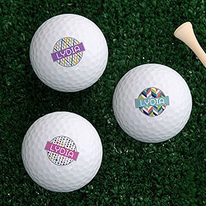 Sassy Lady Personalized Golf Ball Set of 3 - Non Branded - 17322-B
