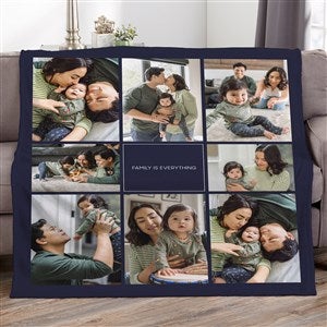Photomontage Personalized 50x60 Lightweight Fleece Blanket - 17386-LF