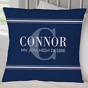 His Name Means... Personalized 18 Throw Pillow - 17518-L