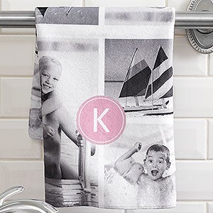 Photo Collage Personalized Hand Towel - 17530