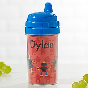 Customized Sippy Cups for Boys - 4 Designs - 17540-B