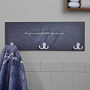 Heart of Our Home Personalized Towel Hook- 3 Hooks - 17624