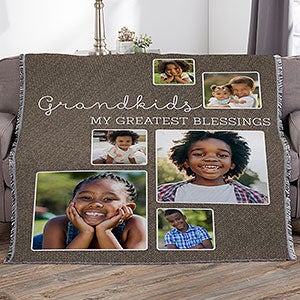 Theyre Worth Spoiling Personalized 56x60 Woven Photo Throw - 17638-A