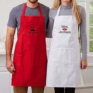 Mens Aprons Customized Aprons for Men Personalized Mens Apron Chef Gifts  for Him EB3242CTM 