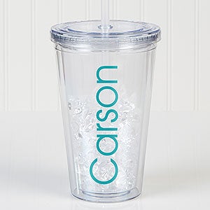Classic Name Personalized 17 oz. Acrylic Insulated Tumbler - 17682