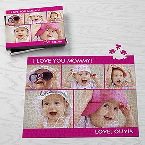 Personalized Picture Perfect Jumbo Photo Puzzle - 5 Photos - 17764-5