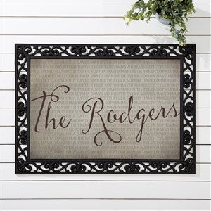 Personalized Together Forever Family Doormat - 17791