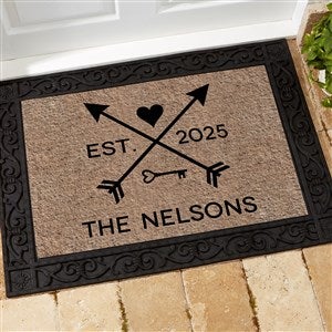 Personalized Doormat 18x27 - Arrows of Love - 17793