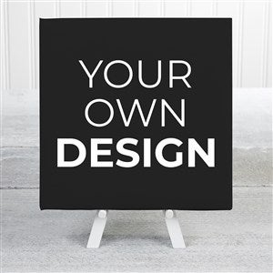 Design Your Own Personalized 8quot; x 8quot; Canvas Print- Black - 17807-B