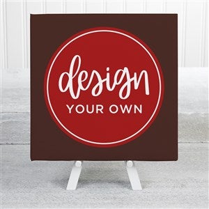 Design Your Own Personalized 8quot; x 8quot; Canvas Print- Brown - 17807-BR