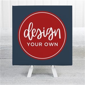 Design Your Own Personalized 8quot; x 8quot; Canvas Print- Navy Blue - 17807-NB