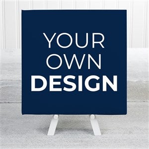 Design Your Own Personalized 8quot; x 8quot; Canvas Print- Navy Blue - 17807-NB