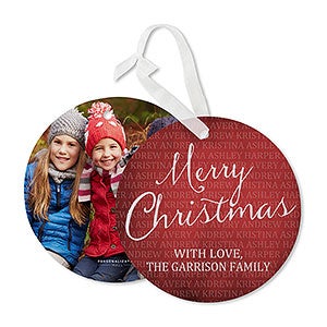 Together Forever Personalized Photo Ornament Card- Premium - 17841-P