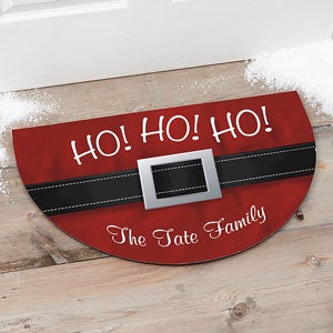 Santa Belt Personalized Holiday Gift Tags