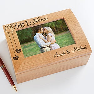 Personalized Romantic Keepsake - You're All I Need