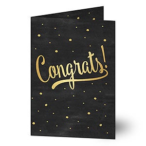 Congratulations Personalized Greeting Card - 17929