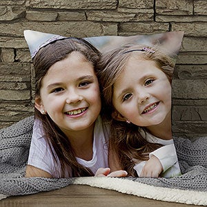 Personalized Photo Throw Pillow - Photo Memories - 14quot; - 17972-S