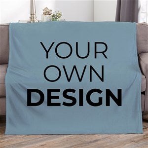 Design Your Own 60x80 Personalized Blanket - Slate - 18012-SB