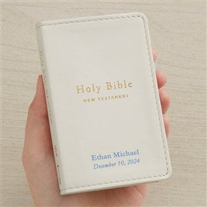 Tiny Testament Personalized Baptism Bible - 18043